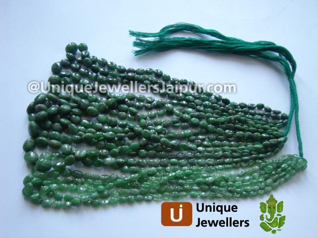 Tsavorite Plain Oval Beads